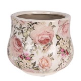 Ghiveci flori ceramica multicolora Roses &Oslash; 18x15 cm