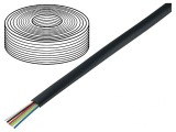 Cablu telecomunicații 6x28AWG negru 100m