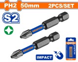 WADFOW - SET BITI IMPACT PH2 50MM - 2 BUC PowerTool TopQuality