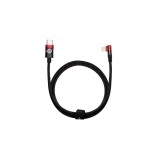 Baseus USB-C Lightning MVP 20W cablu USB-C Lightning MVP 20W 1m (negru-roșu)