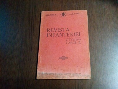 REVISTA INFANTEIRIEI - Anul XXXXII NR. 5 - mai 1938 - 80 p.+ crochiu foto