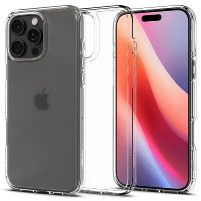 Husa pentru Apple iPhone 16 Pro Max, Spigen, Ultra Hybrid, Transparenta Satinata foto