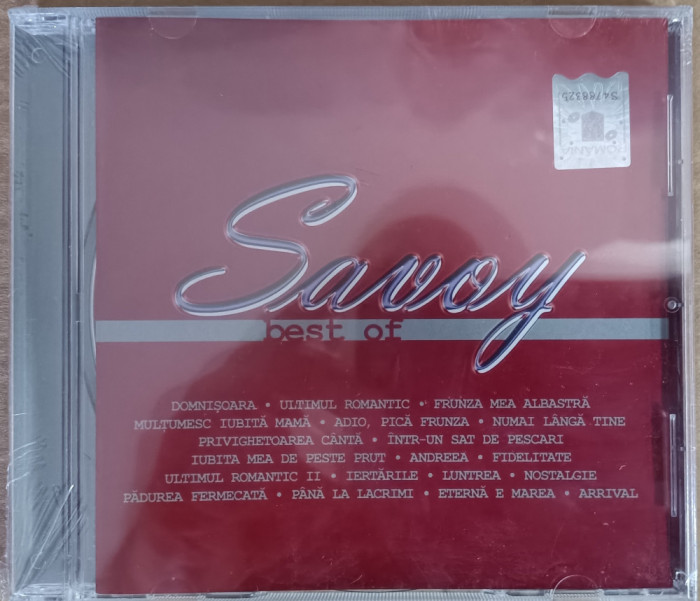 Savoy - Best of , cd sigilat cu muzică