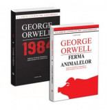 Pachet George Orwell (2 carti): 1. 1984; 2. Ferma animalelor - George Orwell