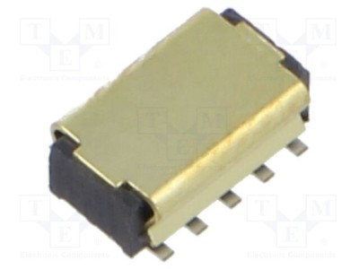 Conector şiruri pini mamă 10 PIN 1,27mm gold flash SMT SAMTEC foto