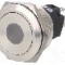 Intrerupator anti-vandalism, ON-(ON), &Oslash;22mm, EAO, 82-6151.1234