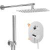 Set de dus incastrat REA OVAL Crom BOX