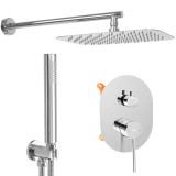 Set de dus incastrat REA OVAL Crom BOX