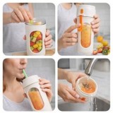 Sticla blender portabila, 450 ml, alba, cu USB, CMCLASS