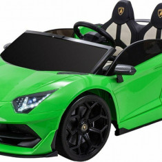Masinuta electrica Lamborghini SVJ cu 2 locuri, 24V, 500W, echipata Premium, Drift Edition, verde
