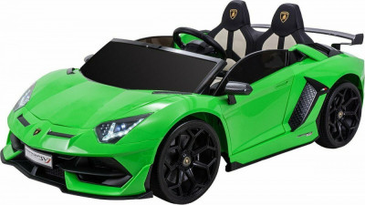 Masinuta electrica Lamborghini SVJ cu 2 locuri, 24V, 500W, echipata Premium, Drift Edition, verde foto