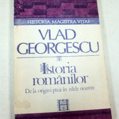 VLAD GEORGESCU.ISTORIA ROMANILOR BUCURESTI 1992