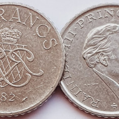 2487 Monaco 2 Francs 1982 Rainier III km 157