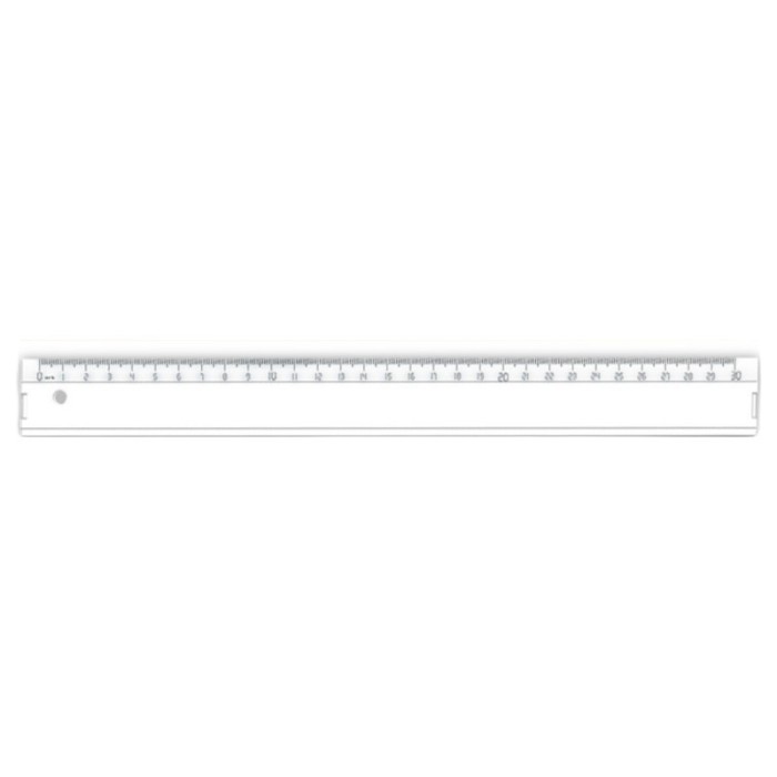 Rigla transparenta, gradatie in cm, lungime 30 cm