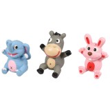 Jucarie pentru caini, animale colorate, 9 cm
