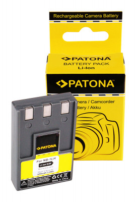 Acumulator /Baterie PATONA pentru Canon IXUS V/V2/V3/300/400/430/500 NB-1LH NB1LH- 1001 foto