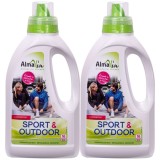 Detergent rufe sport, lichid, pentru haine active, 2 x 750 ml