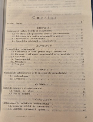 Comandamentul sefului profil psiho profesional Gheorghe Aradavoaice foto
