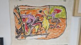 Litografie color Marcel Janco ( Iancu )