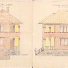 HST A1154 Schiță casă România perioada comunistă