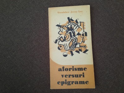 Aforisme, versuri, epigrame-Stanislaw Jerzy LEC foto