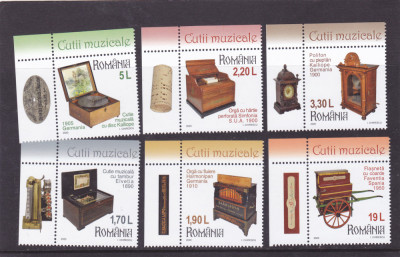 ROMANIA 2020 - CUTII MUZICALE, SERIE CU TABS 2, MNH - LP 2303 foto