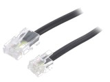 Cablu Telefon RJ11/RJ45 10m Negru