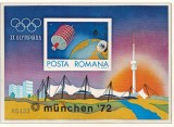 Romania 1972 Mi 3042 bl 98 MNH - Jocurile Olimpice vara, Munchen (II), Nestampilat