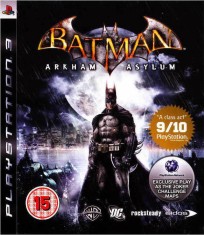 Joc Batman: Arkham Asylum PS3 PlayStation 3, Second-Hand