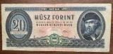 B11 41 - Bancnota foarte veche - Ungaria - 20 forint - 1969