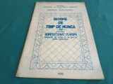 NORMATIVE DE TIMP DE MUNCĂ * CONFECȚII PLĂPUMI * SERIE ȘI UNICAT * UCECOM * 1982 * 4 4 1