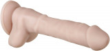 Dildo Clasic Real Supple Silicone Poseable, Natural, 21 cm, Evolved