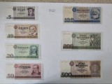 Germania Democrata Set 5+10+20+50+100+200+500 Mark anii-1970-1985