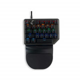 Tastatura Gaming-Keypad Mecanica cu fir MediaRange RGB (Negru)