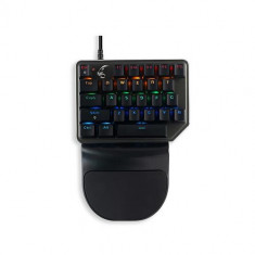 Tastatura Gaming-Keypad Mecanica cu fir MediaRange RGB (Negru)