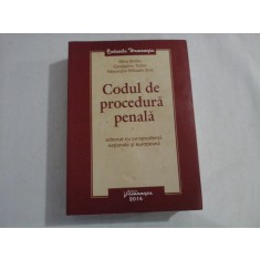 CODUL DE PROCEDURA PENALA - ALINA BARBU, GEORGIANA TUDOR, ALEXANDRA MIHAELA SINC