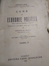 C. Economie Politică curs Universitar 1929 foto