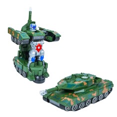 Tanc transformabil, robot, cu baterii, 7Toys foto