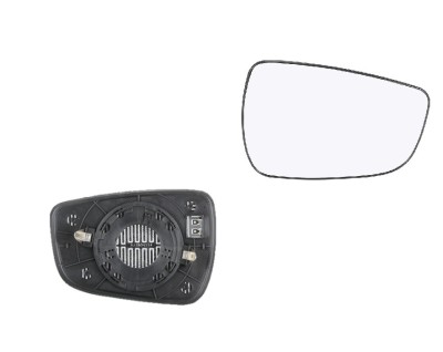 Geam oglinda Hyundai I30 (Gd) 03.2012-2016, Veloster 05.2011- partea dreapta BestAutoVest crom convex cu incalzire foto