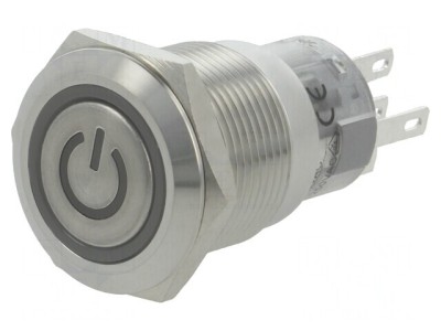Comutator Anti-Vandalism 2 Poz SPDT 0,5A 220VAC 1A 24VDC foto