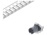 Conector M12 soclu PIN 5 mamă A-DeviceNet CANopen SMT