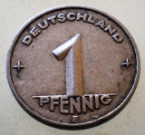 1.970 GERMANIA RDG DDR 1 PFENNIG 1952 E MULDENH&Uuml;TTEN, Europa, Aluminiu