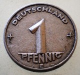 1.970 GERMANIA RDG DDR 1 PFENNIG 1952 E MULDENH&Uuml;TTEN, Europa, Aluminiu