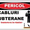 Placuta cabluri subterane sunt ingropate in pamant