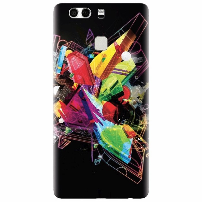 Husa silicon pentru Huawei P9 Plus, Abstract Shape