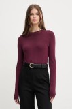 Armani Exchange pulover culoarea bordo, light, XW000763 AF10352
