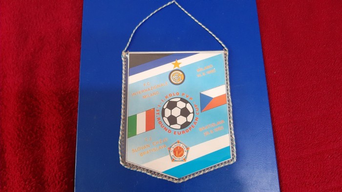 fanion Inter Milano - Slovan Bratislava