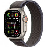 Apple Watch Ultra 2, GPS, Cellular, Carcasa Titanium 49mm, Blue/Black Trail Loop - S/M