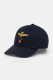 Aeronautica Militare șapcă de baseball din bumbac culoarea albastru marin, cu imprimeu, HA1100CT2848