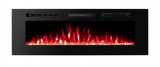 Art Flame Semineu Amadeo 36 De perete &amp; incorporabil Negru din Metal 465*914*121